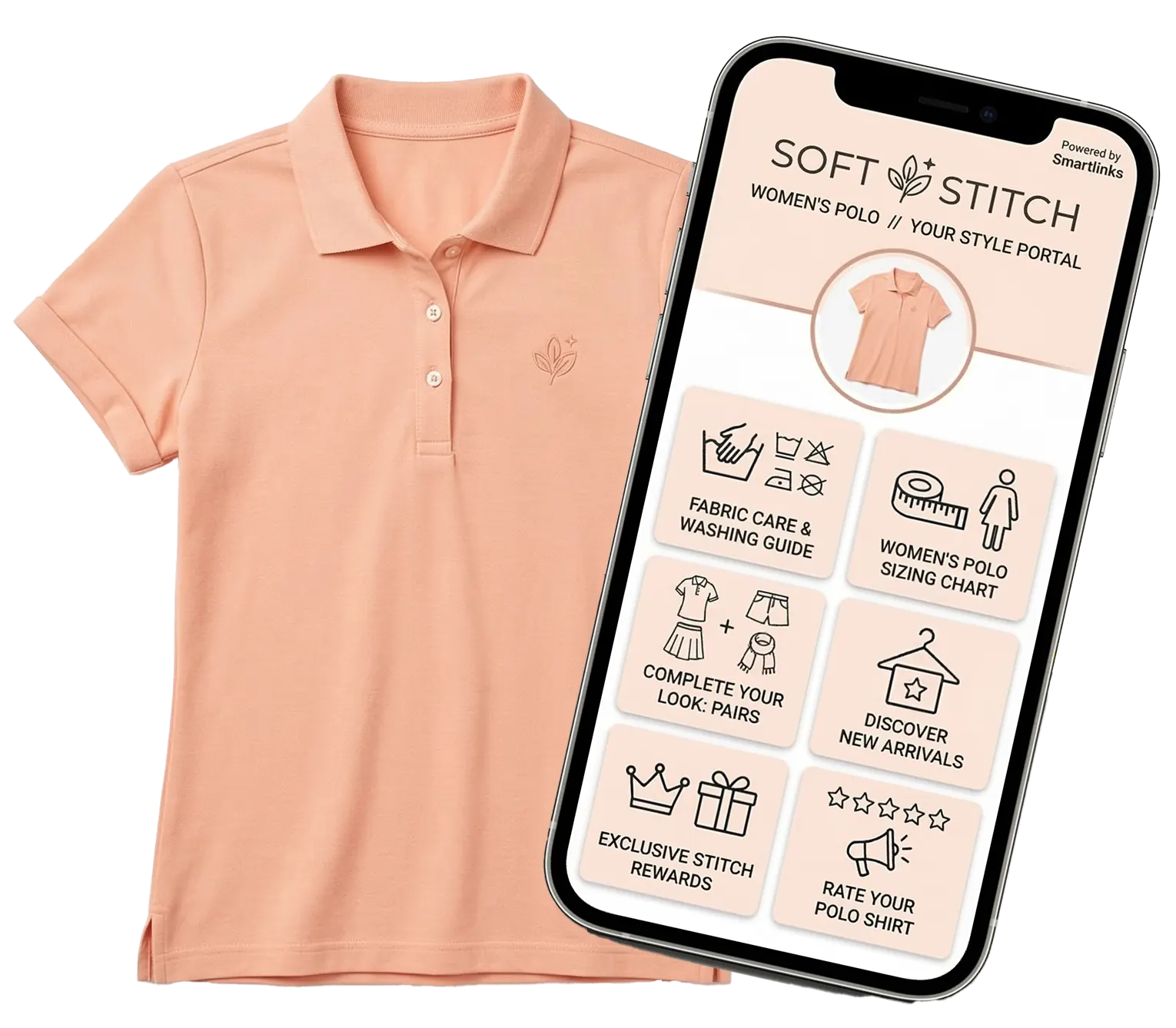 SmartLinks connected product platform — illustrative product imagery