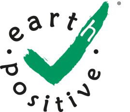 Earth Positive logo — sustainable apparel partner for SmartLinks connected merchandise