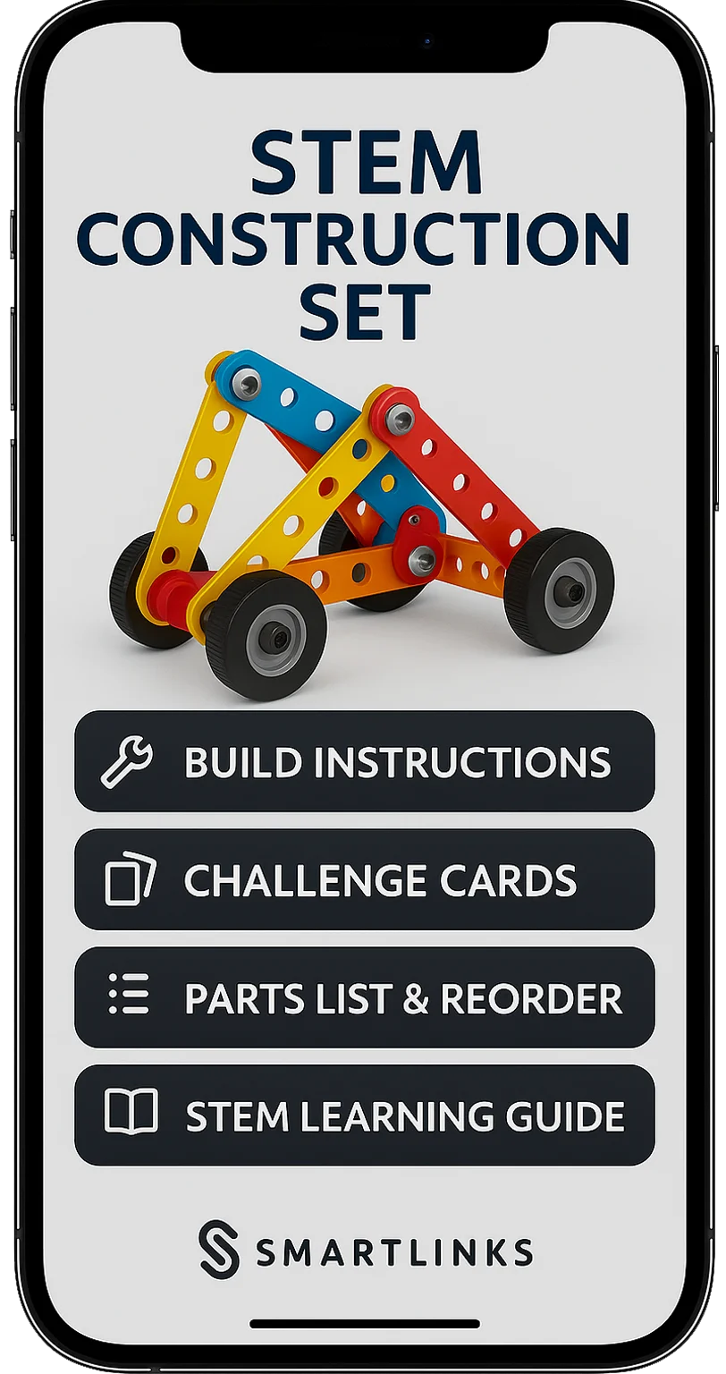Connected toy or game with SmartLinks digital product passport — example 3