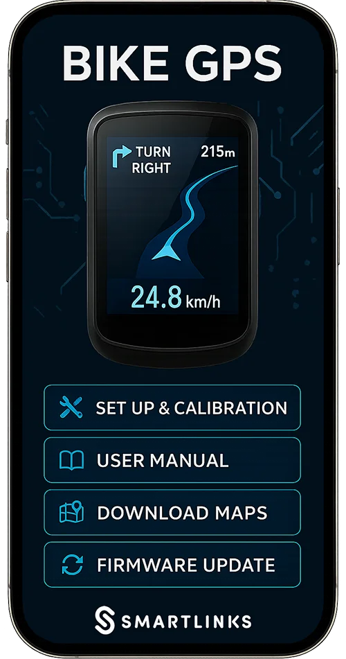 Connected bike accessory with SmartLinks digital product passport — example 3