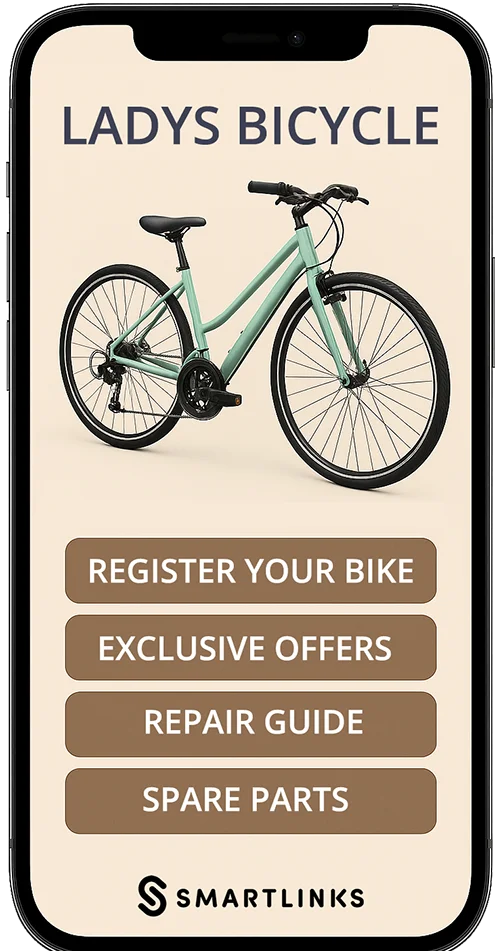 Connected bike with SmartLinks digital product passport — manufacturing example 3