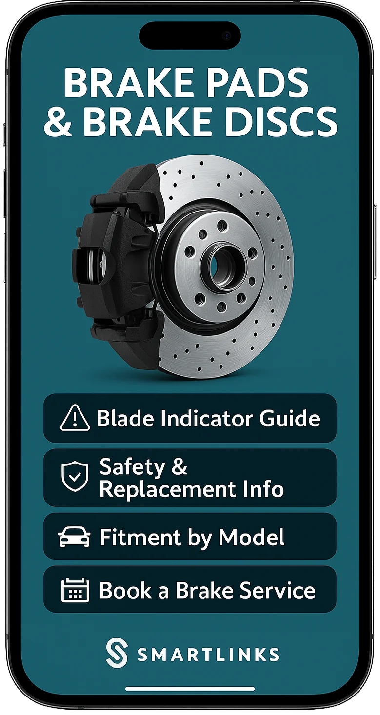 Connected automotive part with SmartLinks digital product passport — example 3
