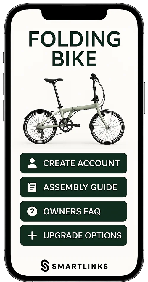 Connected bike with SmartLinks digital product passport — manufacturing example 2